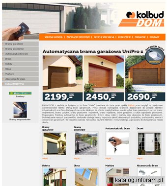 Bramy garażowe, drzwi i okna, ogrodzenia w Bydgoszczy