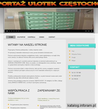 Kolportaż ulotek w Częstochowie