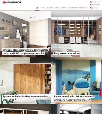 Komandor - szafy, meble na wymiar, kuchnie, garderoby