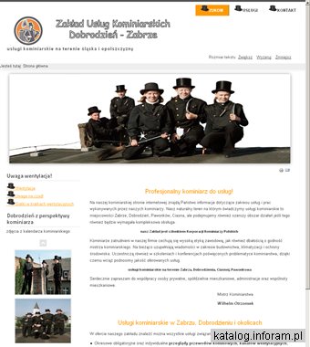 Zakład Usług Kominiarskich Zabrze Dobrodzień Ciasna Pawonków kominiarze - ZUKom