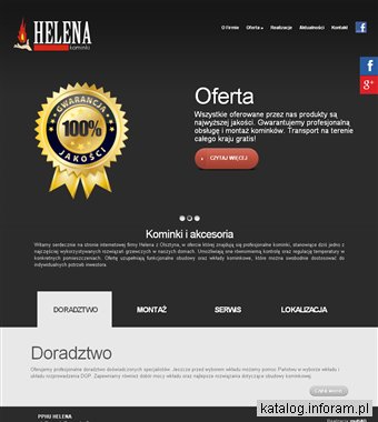 HELENA kominki elektryczne