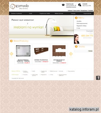 Meblowy sklep internetowy - meble.