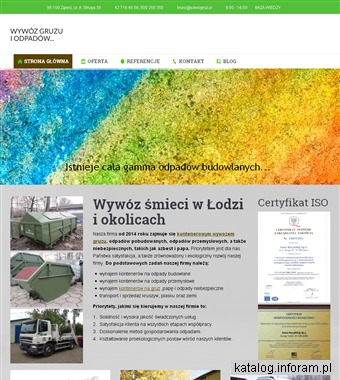 Kontener na gruz 24 kontener na śmieci