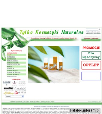 Kosmetyki naturalne, eko kosmetyki - sklep
