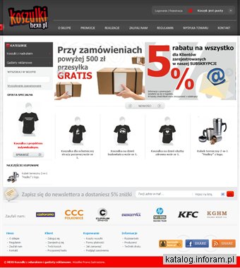 Koszulki i gadżety dla firm