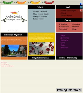 Sale weselne zakopane - Kraina Smaku