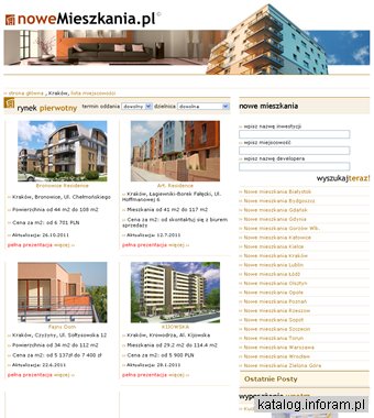 Nowe mieszkania Kraków