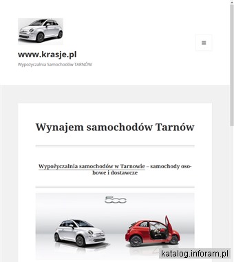 Wypożyczalnia samochodów Tarnów