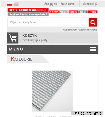 Kraty pomostowe - Metalzbyt Polska