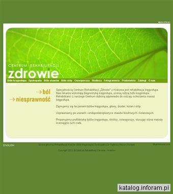 CENTRUM REHABILITACJI masaż kręgosłupa Kraków