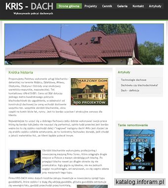 Obróbki blacharskie - Kris-Dach
