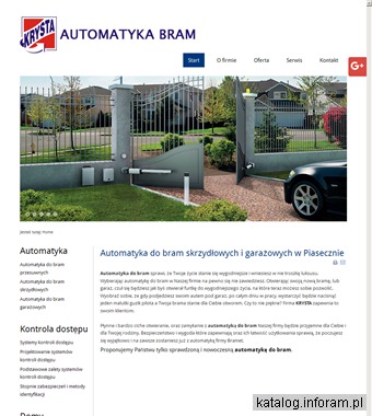 KRYSTA fotokomórki Piaseczno