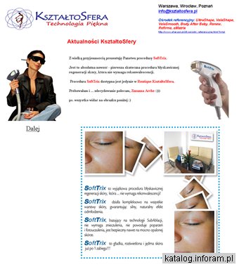 www.ksztaltosfera.pl - zabiegi wyszczuplające, zabiegi odchudzające