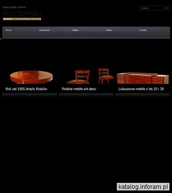 KUDELSKI - meble Antyki Kraków - Art Deco