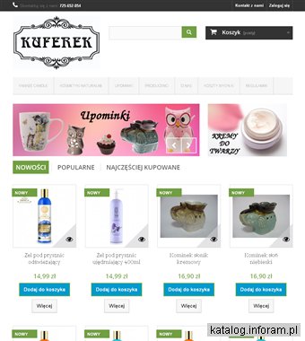 Kuferek-Upominki kosmetyki naturalne Agafii