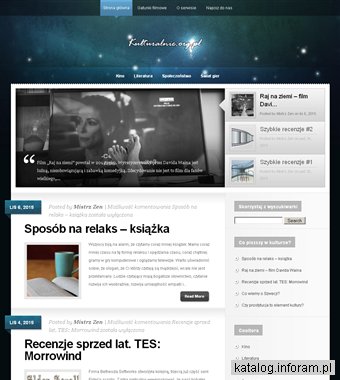 Stona z wiadomościami kulturalnymi