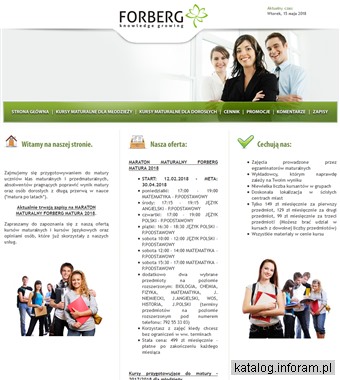 FORBERG - kursy maturalne, kursy językowe