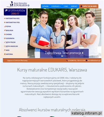 Kursy maturalne - kursymaturalne.pl