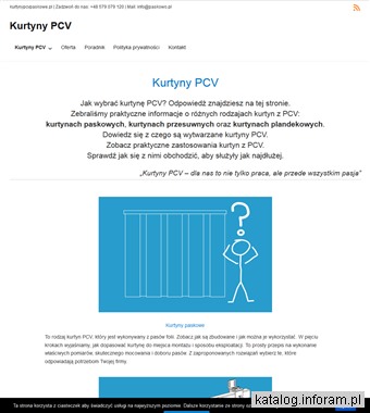Kurtyny PCV