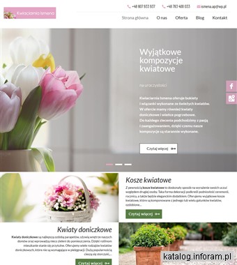 www.kwiaciarniaismena.pl