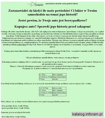 Pomiar lakieru, miernik grubości lakieru. Prodig Tech.