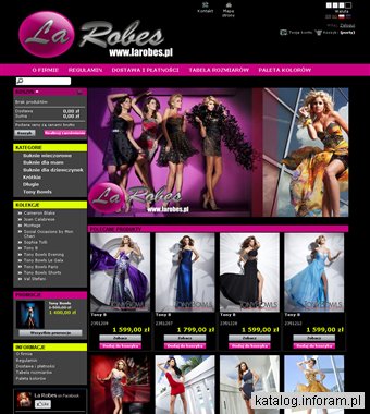 Sklep La Robes - suknie wieczorowe