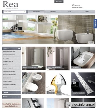 Kabiny i drzwi prysznicowe Rea