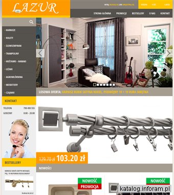 Karnisze, mini rolety - producent