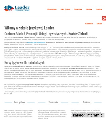LEADER Kursy języka angielskiego Kraków
