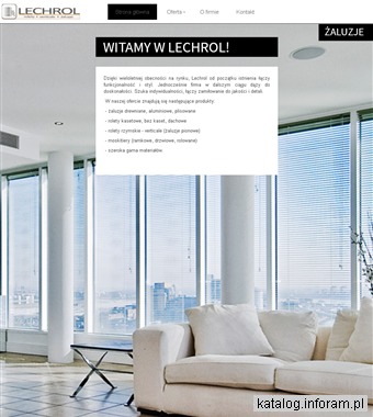 LECHROL Żaluzje aluminiowe Łomianki