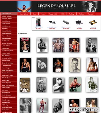 Legendy boksu - biografie bokserów