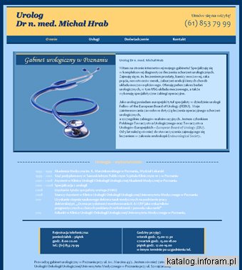 GABINET LEKARSKI LEK. MED. MICHAŁ HRAB POZNAŃ urolog w Poznaniu