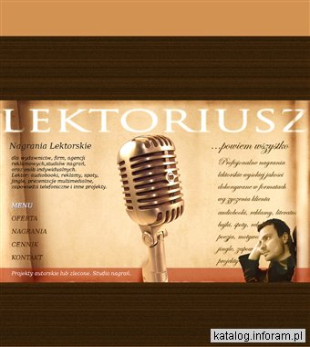 Lektoriusz.pl - nagrania lektorskie - powiem wszystko
