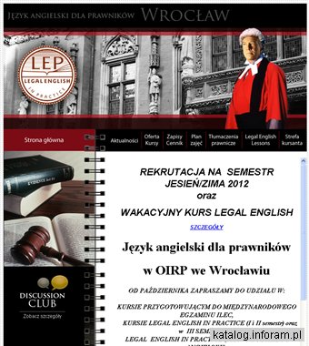 Kurs legal english Wrocław