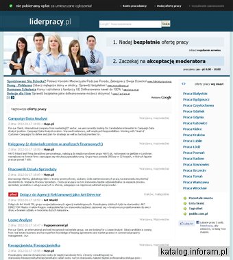 Bezpłatne ogłoszenia o pracę