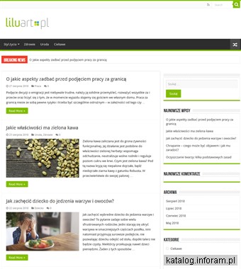 Informacje na portalu liluart.pl