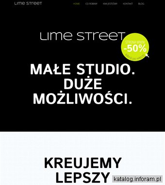 Tworzenie stron www - Limestreet.pl
