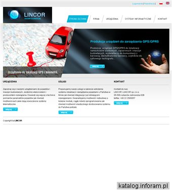 LINCOR - lokalizacja GPS, monitorowanie GPS, producent