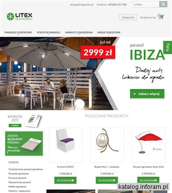 www.litexgarden.pl - parasol ogrodowy