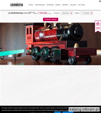 www.locomotiva.pl przyjęcia okolicznościowe