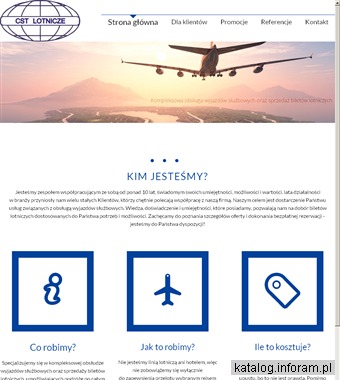 CST LOTNICZE rezerwacja biletów lotniczych przez biuro