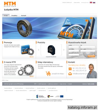 Dystrybutor łożysk MTM - łożyska kulkowe, stożkowe i technika liniowa