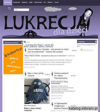 Lukrecja Dla Dzieci – serwis dla dzieci, plastyka, zabawy, konkursy