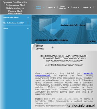 Lukstel.pl - Spawanie światłowodów Wrocław