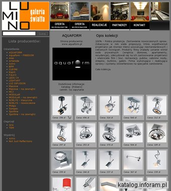 Lumino - sklep oświetlenie Kraków