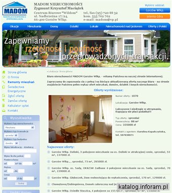 Madom - biuro nieruchomości Gorzów