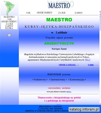 Hiszpański - Lublin. MAESTRO, kursy języka hiszpańskiego