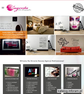 Drukarnia reklamy Magenta