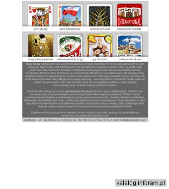 Karty do gry z logiem firmy.