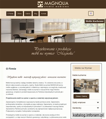 Profesjonalne meble na wymiar Magnolia